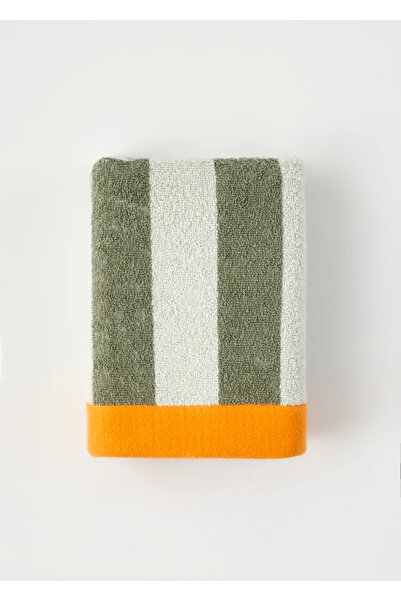 Bella Maison Πετσέτα προσώπου 100% Cotton Line Green (50x70 cm)