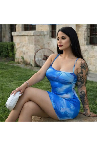 joshua Γυναικείο φόρεμα με λουράκι από σχοινί