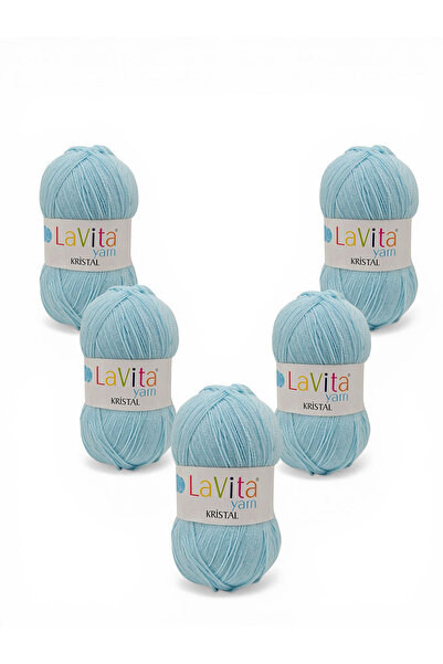 LaVita Yarn Κρυστάλλινο νήμα πλεξίματος στο χέρι 100% ακρυλικό 500gr 5 ΤΕΜΑΧΙ...