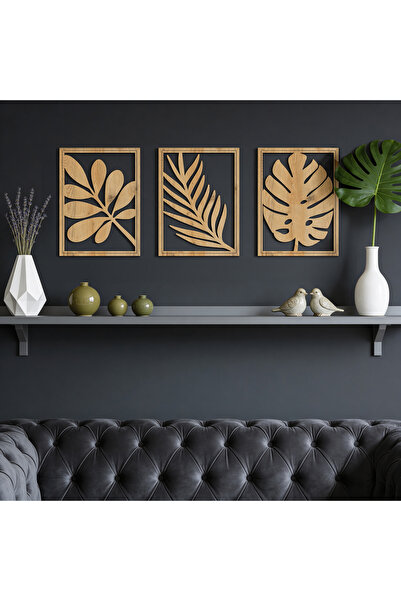 Vigo Wood Ξύλινος πίνακας 3 τεμαχίων Vigowood
