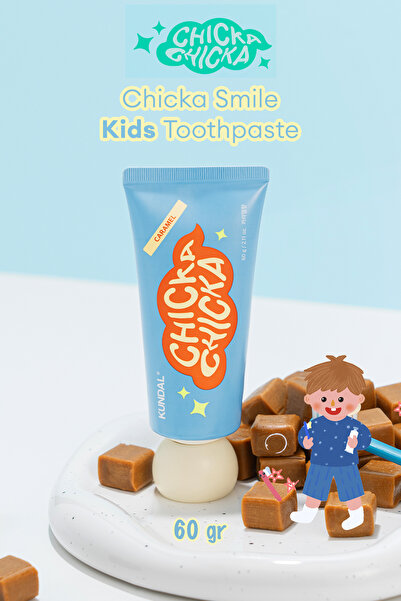 Kundal Renkli, Çürüklere Karşı Etkili Çocuk Diş Macunu Chicka Smile Kids Toot...