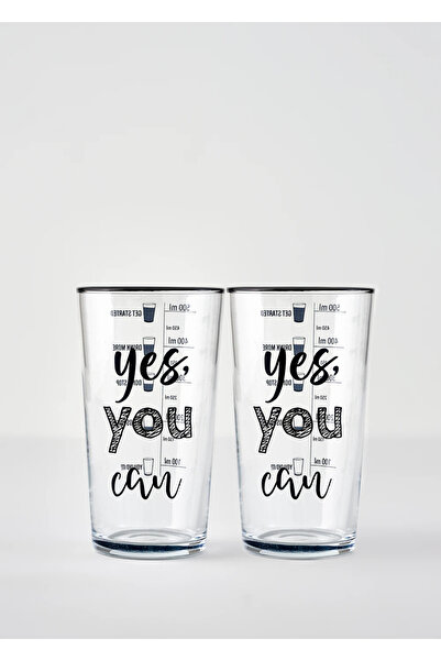 Fit Soft Drink Glass 2-Piece Black (570 cc)