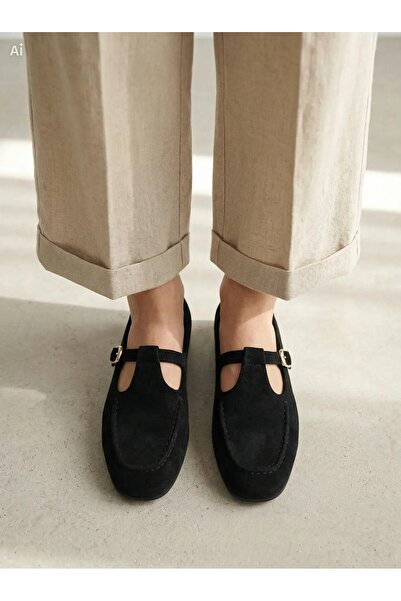 Adım Dünyası Γυναικεία Σουέτ Mary Jane Μπαλαρίνα Καθημερινά Κομψά Άνετα Κλασι...