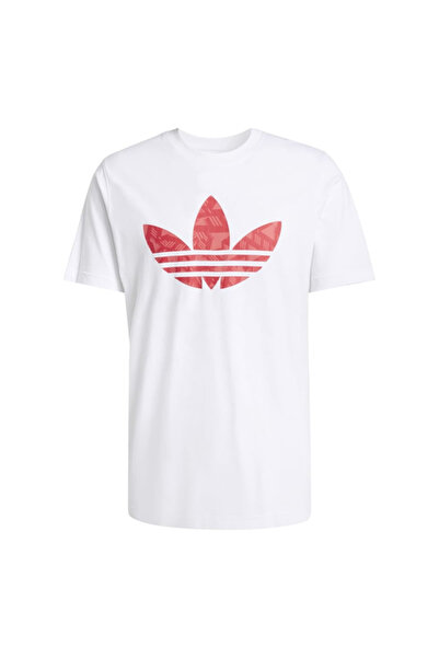 adidas Ανδρικό λευκό μπλουζάκι της σειράς Trefoil (KT0489)