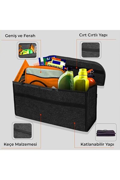 CKV CENTER Araç Bagaj Düzenleyici Çanta Organizer Araba Çantası Oto Içi Eşya Aksesuarları Düzenleme