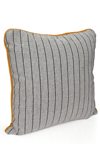 Faralya Life %70 Pamuk %30 Polyester Çizgili Kırlent Kılıfı 2 li 45x45 cm – Dekoratif Koltuk Yastık Kılıfı Modern Salon Dekoru