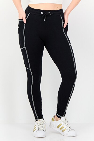 Ellesse بنطال رياضي مناسب للخارج للنساء، أسود