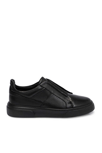Tergan Siyah Hakiki Deri Erkek Sneaker - E25S1AY57668-A41