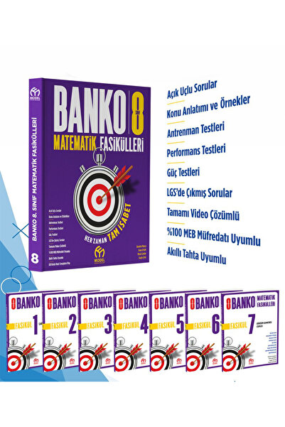 Model Eğitim Yayınları 8. Sınıf Banko Matematik Fasikülleri