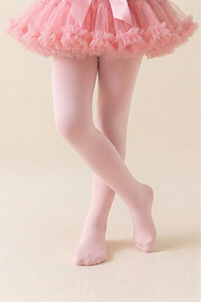 Le Mabelle Ροζ κοριτσίστικο καλσόν από βαμβάκι