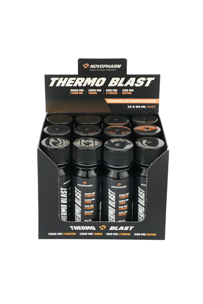 Novopharm Thermo Blast L-Carnitine 60 mlx12 Shot Ananas&Mango