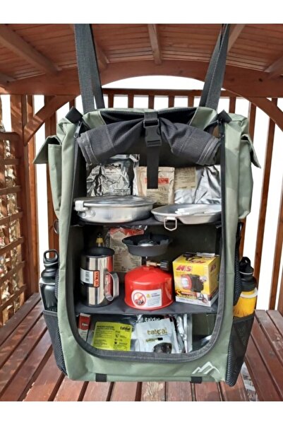Ersav Haki Taşıma Çantalı Outdoor Dağcı Orman Mutfağı Çanta (YALNIZCA ÇANTA)