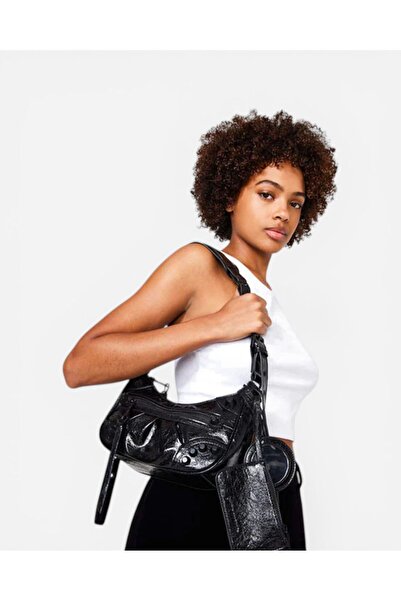Steve Madden BGLOWING BLACK Kadın Siyah Çapraz Çanta BGLOWING