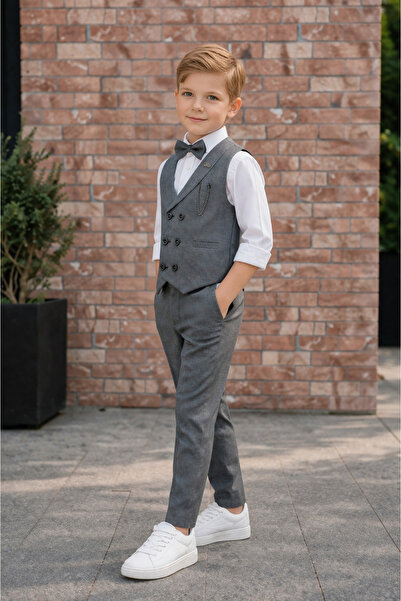 HAYTA Σετ Βενετσιάνικο Γιλέκο 5-14 ετών - Σετ Πουκάμισου