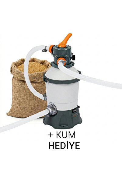 BESTWAY İntex Havuzlarla Uyumlu Kum Filtreli Devirdaim Motoru 3028Litre 58515