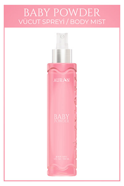 AURAN Bebek Pudrası Parfümlü Kadın Vücut Spreyi Bebeksi ve Etkileyici Vücut M...