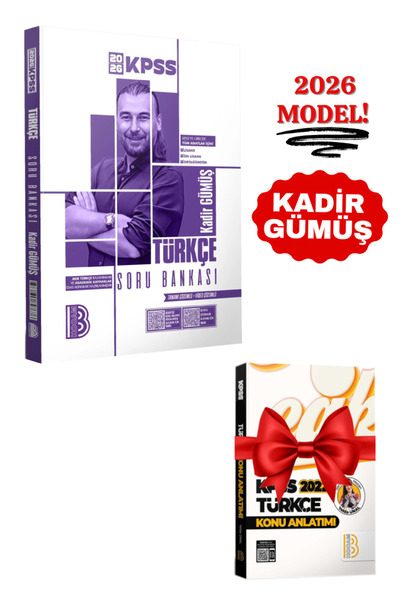 Yargı Yayınları Benim Hocam Yayınları Kadir Gümüş 2026 KPSS Türkçe Soru Bankası