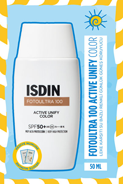 ISDIN Fotoultra 100 Active Unify Color Spf 50 Leke Karşıtı ve Ton Eşitleyici ...