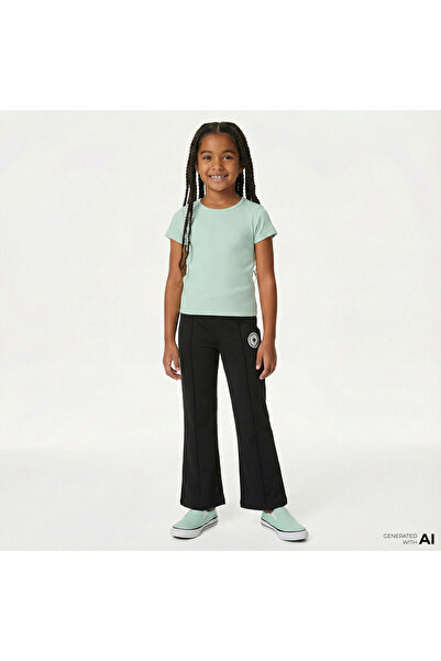 Converse Pintuck Çocuk Siyah Eşofman Altı