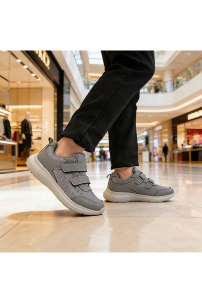 Tmall Pantofi sport bărbătești, material textil, B4042, gri