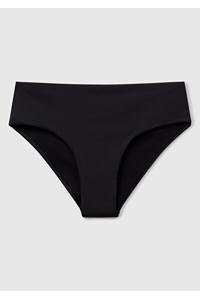 United Colors of Benetton Γυναικείο μαύρο πλαϊνό φαρδύ μαγιό μπικίνι