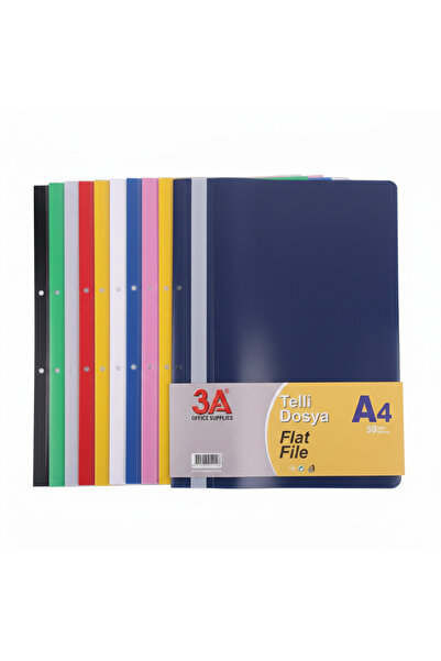 3A Wire File 20 Pieces Navy Blue