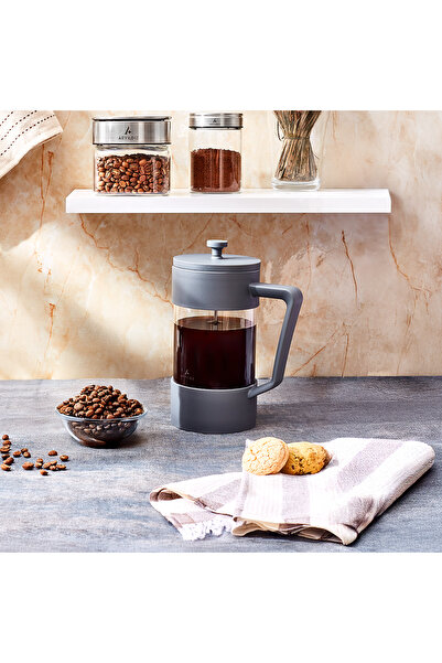 Aryıldız Doppio Grey French Press 1000 ml