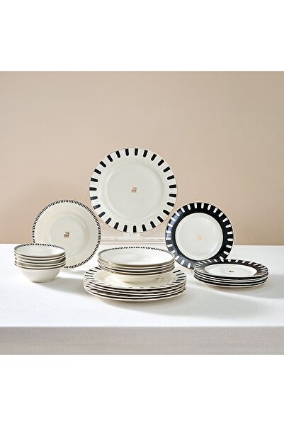 Elegance Bone 50th Year Signature Collection Korea 24-Piece Dinnerware Set for 6