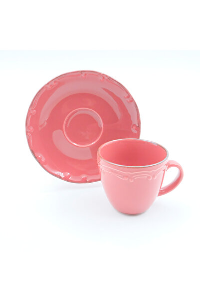 Tulü Porselen Tulu Luna 6 Kişilik Türk Kahve Fincan Takımı 90 ml