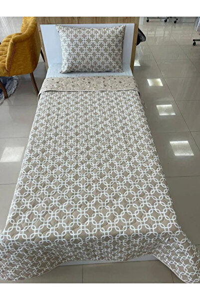 mihriban Καπιτονέ Κρεβατάκι Διπλής Όψης - Σετ Πικέ με Μαξιλαροθήκη