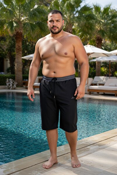 Elit Swim Shorts - Black - Plain