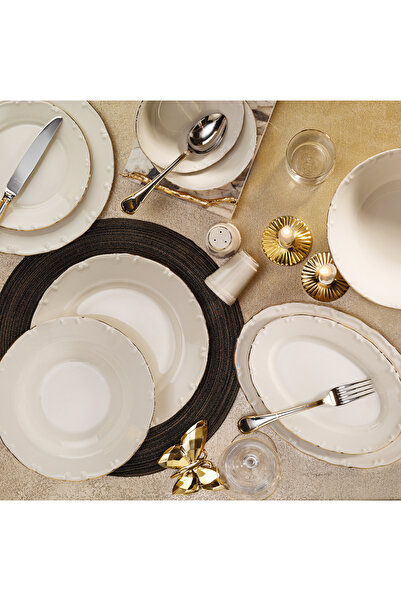 Aryıldız Romance Gold 30 Parça 6 Kişilik Yemek Takımı
