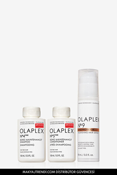 Olaplex Daily Fine Shield Set - İnce Telli Saçlar İçin Bağ Güçlendirici Şampu...