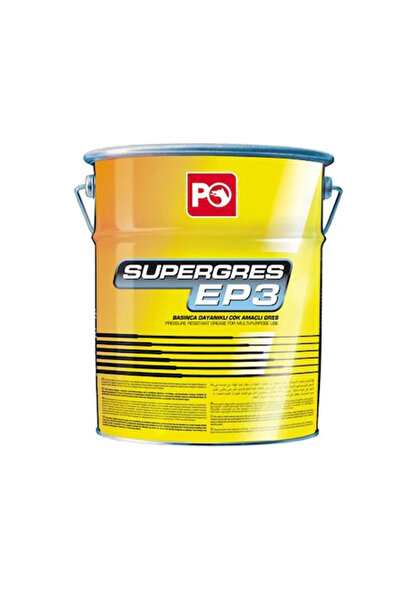 Petrol Ofisi Super Gres EP 3 - 15 kg Ağır Yük Aşırı Basınç Gresi