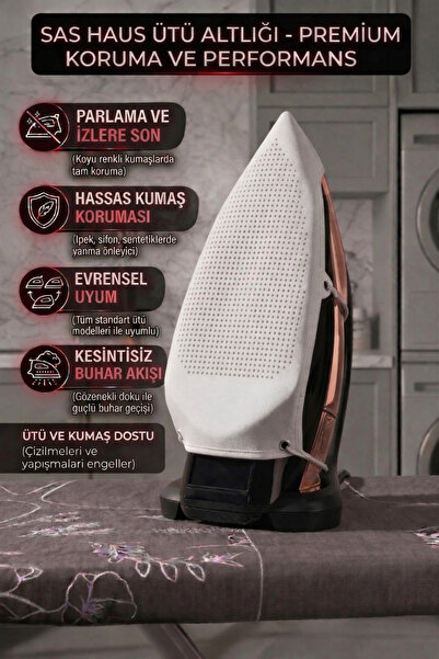 Teflon Ironing Pad Fireproof Anti-Glare Ironing Protection Apparatus Slippery Base Compatible with All Irons