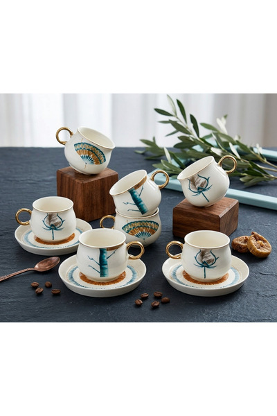 Sembol Camelot 6'lı Kahve Takımı HARLEM-131