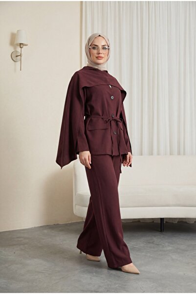 Modamorfo Σετ αλεξίπτωτου με λεπτομέρεια τσέπης, λαιμόκοψη V, κορδόνια και φο...