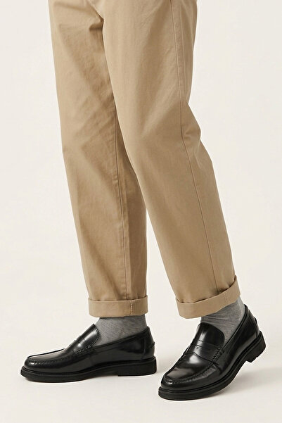 Ziya , Men's Genuine Leather Shoes 153745Z300062 Black