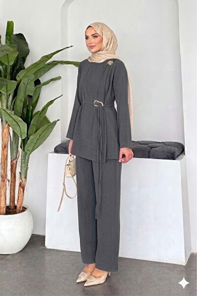 onlymoon Γκρι χρυσή ζώνη με λεπτομέρειες, σετ για εσωτερικούς και εξωτερικούς...