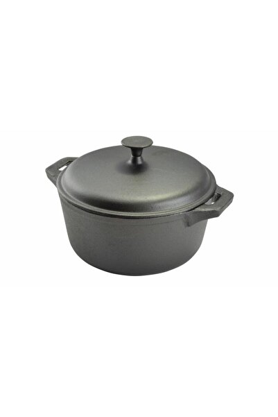 Perfect Home Oala de fonta cu capac, 5.2 L,
