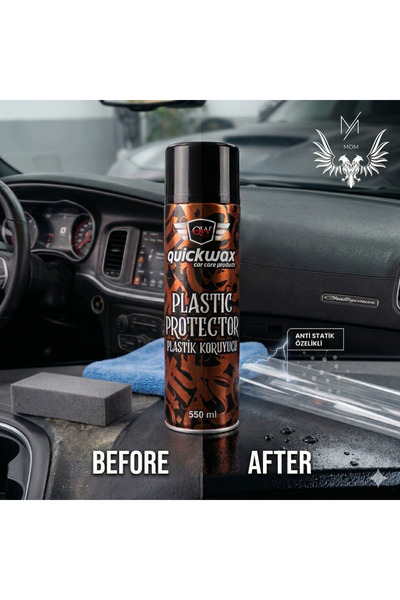 quickwax PLASTİK VE TORPİDO KORUYUCU 500 ML AEROSOL