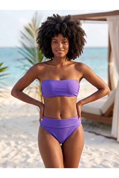 DEEP BEACH Дунапренен комплект бикини без презрамки