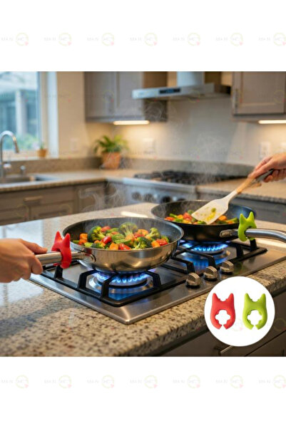 MAİN SHOP 4 τεμάχια καπάκια κατσαρόλας κουζίνας με βάση στήριξης κουταλιού, α...