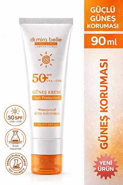 Dr. Mira Belle Derma Expert SPF 50+ Güneş Kremi UVA UVB Koruma | Suya Dayanık...