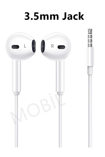 MOBİL GO Samsung Oppo Xiaomi Huawei Ios Uyumlu Kablolu Kulaklık 3.5mm Jack Gi...