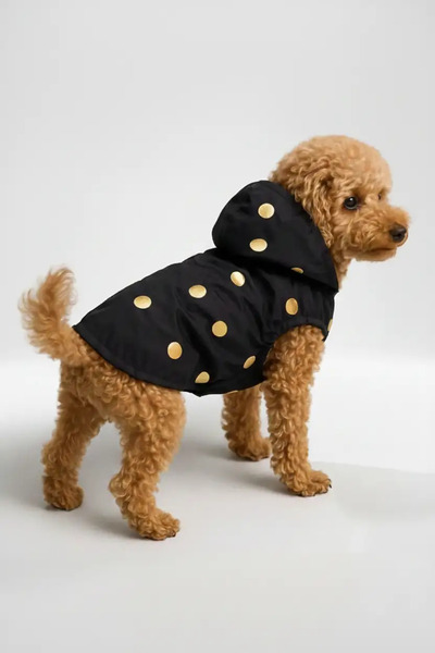 MPZ Pets Polka Dot Dog and Cat Vest & Jacket with Fleece Inside