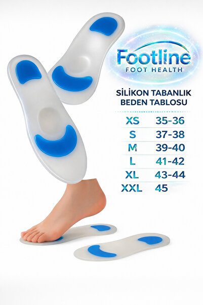 footlıne foot healthly Tam Ortopedik Anatomik Silikon Ayakkabı Tabanligi Topu...