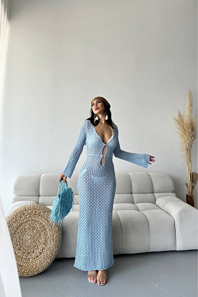 XXL BUTİK Παρεό - Μπλε - Casual