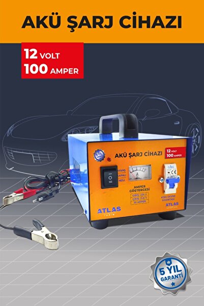 AKÜ ŞARJ CİHAZI 12 VOLT 100 AMPER 5 YIL GARANTİ
