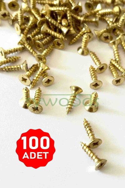 sywoods Sunta vidası 3x13 mm 100 adet sarı